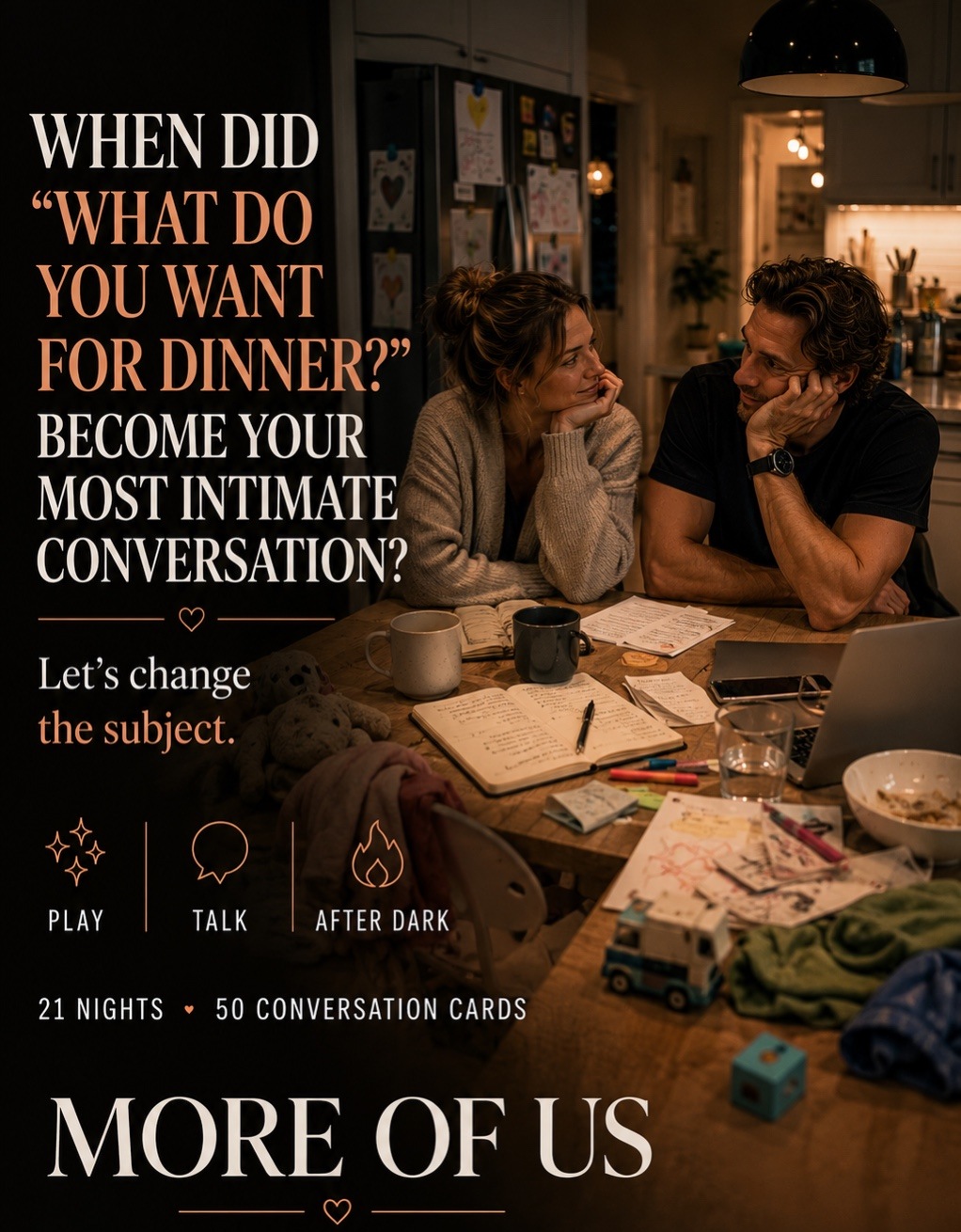 Couple among everyday family life