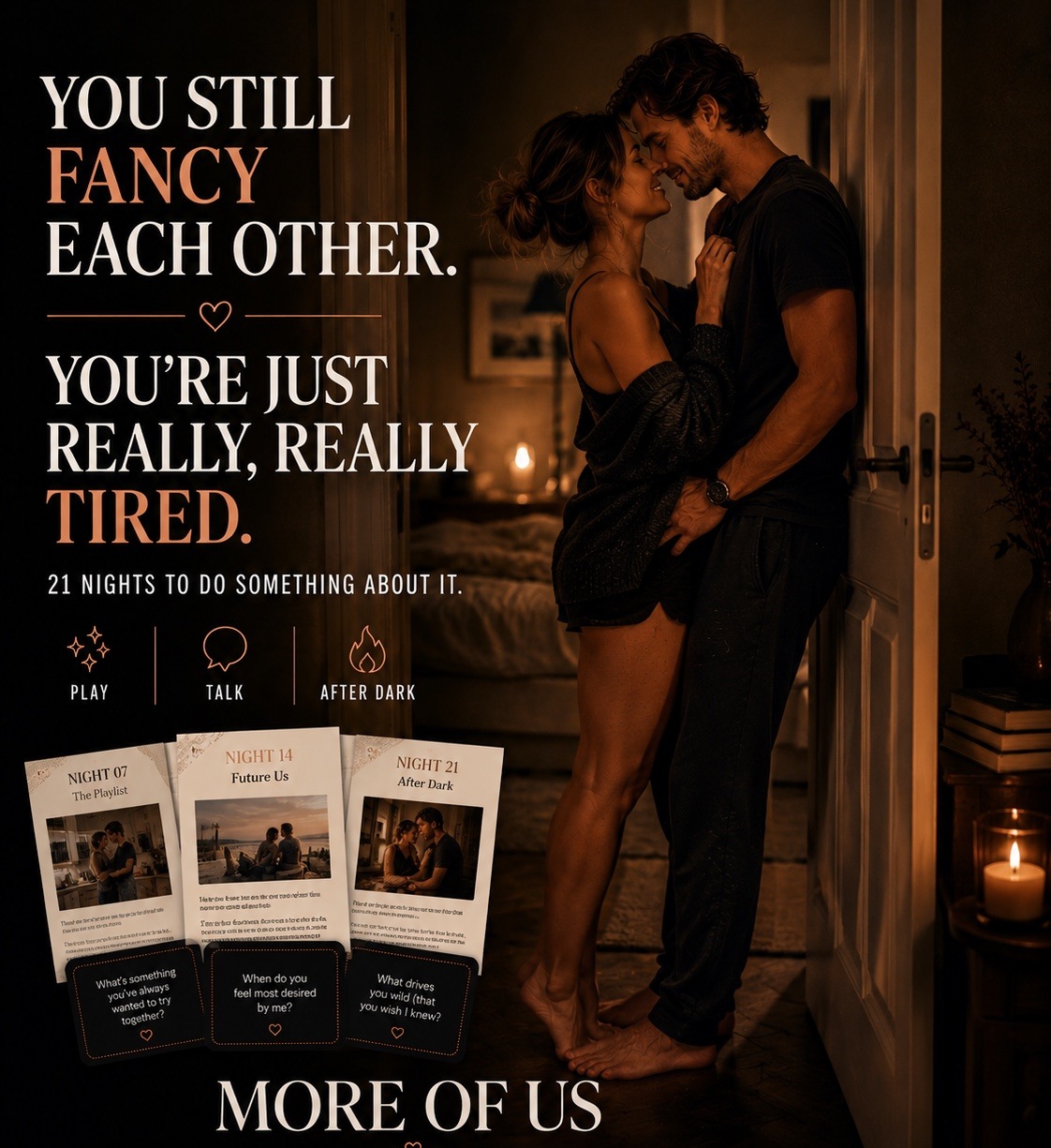 Couple together at home
